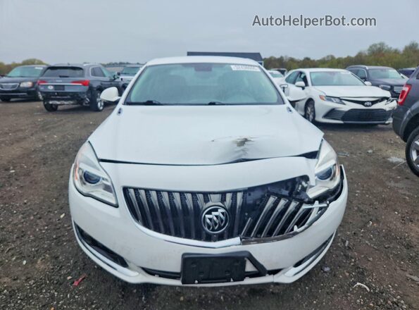 2G4GK5EX6G9208181 2016 BUICK REGAL White Widok z przodu