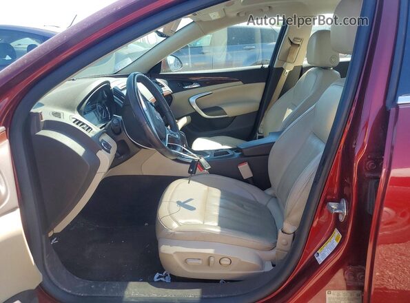 2G4GK5EX8G9205699 2016 BUICK REGAL Red Front interior view