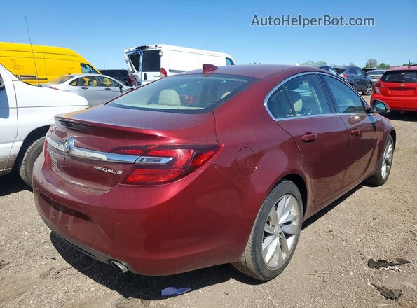 2G4GK5EX8G9205699 2016 BUICK REGAL Red Rear right