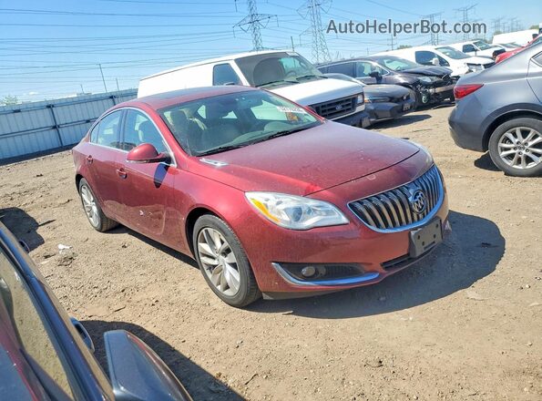 2G4GK5EX8G9205699 2016 BUICK REGAL Red Front right