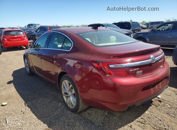 2G4GK5EX8G9205699 2016 BUICK REGAL Red Rear left