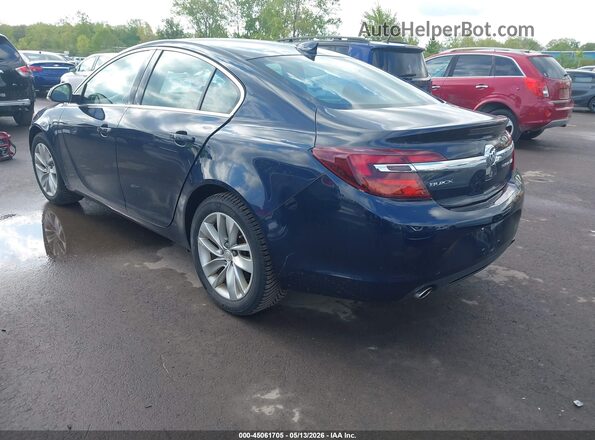 2G4GK5EX9G9167089 2016 BUICK REGAL Dark Blue Задня ліва чверть