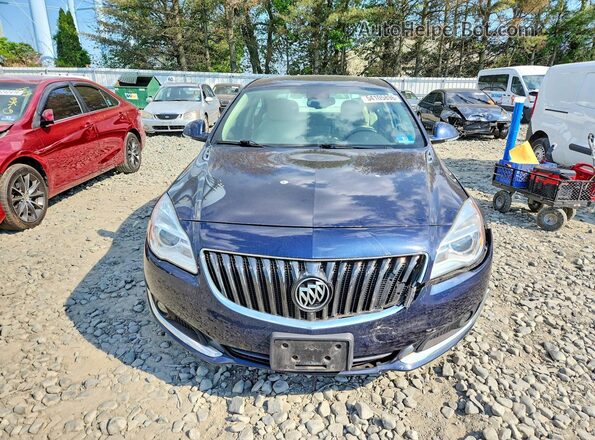 2G4GL5EX1H9120153 2017 BUICK REGAL Blue Widok z przodu