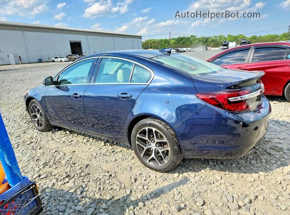 2G4GL5EX1H9120153 2017 BUICK REGAL Blue Tył lewy