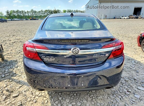 2G4GL5EX1H9120153 2017 BUICK REGAL Blue Widok z tyłu