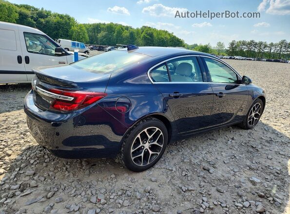 2G4GL5EX1H9120153 2017 BUICK REGAL Blue Tył prawy