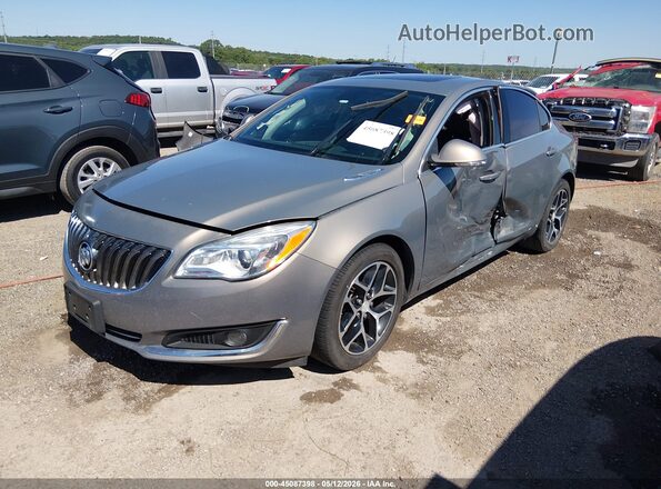 2G4GL5EX1H9136661 2017 BUICK REGAL Gray Front left
