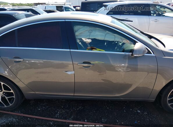 2G4GL5EX1H9136661 2017 BUICK REGAL Gray Rear interior view