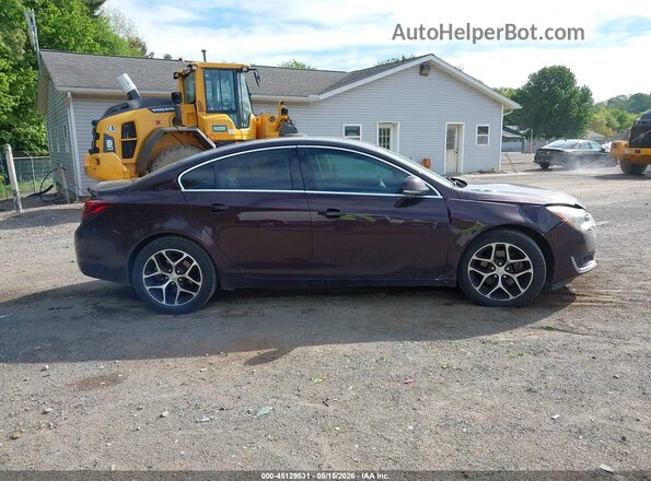 2G4GL5EX5H9128241 2017 BUICK REGAL Maroon Vista interior trasera