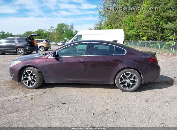 2G4GL5EX5H9128241 2017 BUICK REGAL Maroon Vista interior de 360 grados