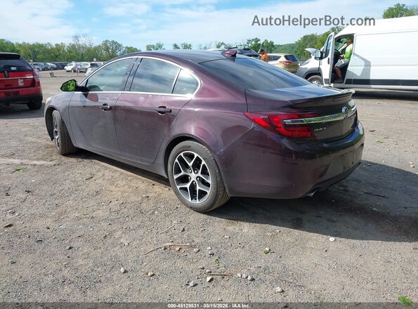 2G4GL5EX5H9128241 2017 BUICK REGAL Maroon Trasero izquierdo