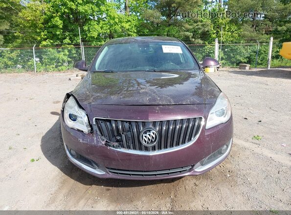 2G4GL5EX5H9128241 2017 BUICK REGAL Maroon Vista del cuadro de instrumentos