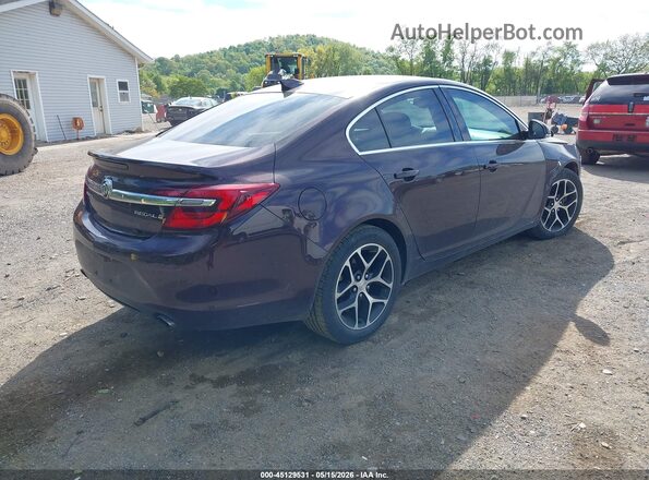 2G4GL5EX5H9128241 2017 BUICK REGAL Maroon Trasero derecho