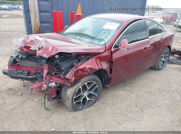 2G4GL5EX7H9132582 2017 BUICK REGAL Burgundy Front left