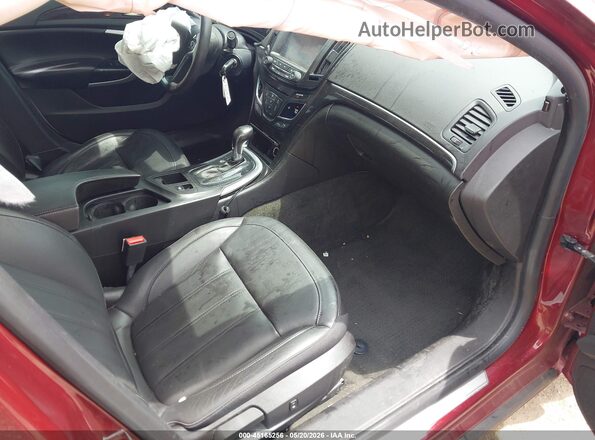 2G4GL5EX7H9132582 2017 BUICK REGAL Burgundy Front interior view