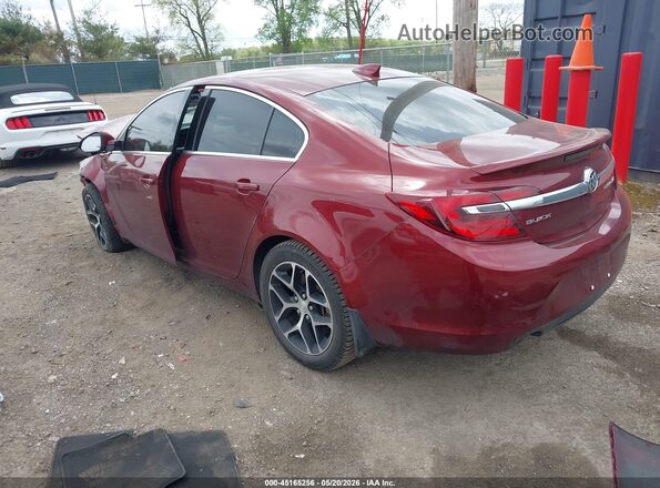 2G4GL5EX7H9132582 2017 BUICK REGAL Burgundy Rear left