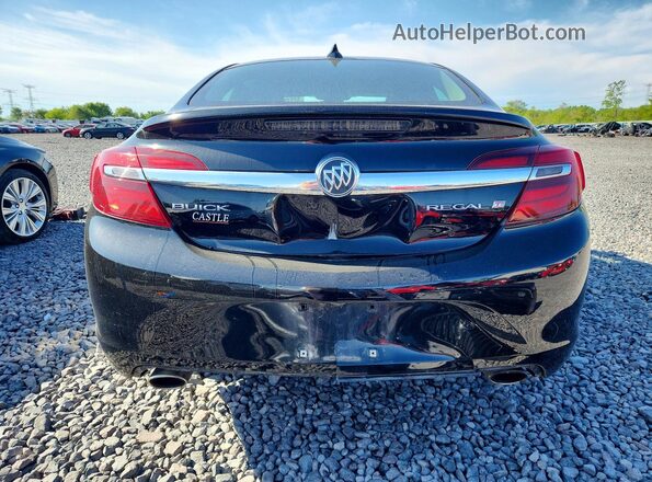 2G4GL5EXXH9104775 2017 BUICK REGAL Black Widok z tyłu