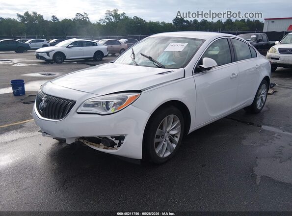 2G4GP5EX2G9150829 2016 BUICK REGAL White Front left