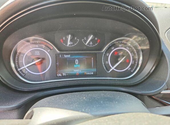 2G4GR5GX0H9138722 2017 BUICK REGAL Gray Widok zestawu wskaźników