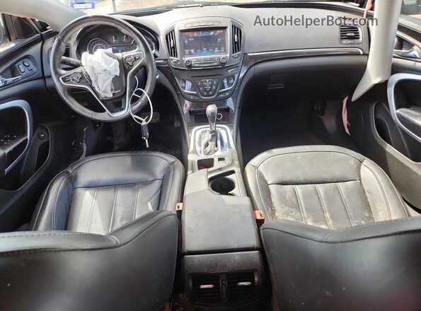 2G4GR5GX0H9138722 2017 BUICK REGAL Gray Widok deski rozdzielczej