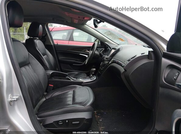 2G4GS5GX6G9164552 2016 BUICK REGAL Silver Widok wnętrza z przodu