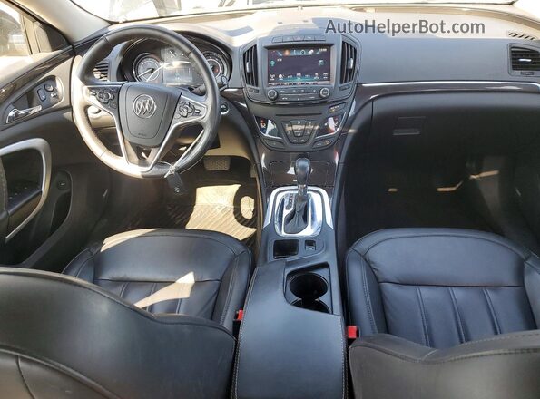 2G4GS5GX7G9145797 2016 BUICK REGAL Black Dashboard view