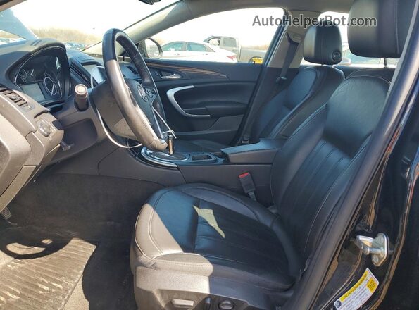 2G4GS5GX7G9145797 2016 BUICK REGAL Black Front interior view