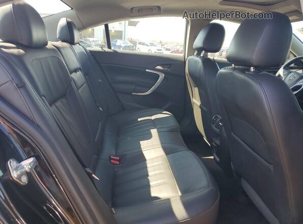 2G4GS5GX7G9145797 2016 BUICK REGAL Black Rear seats view