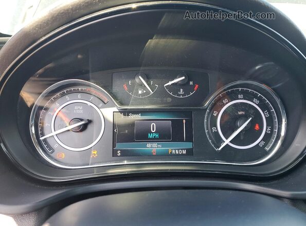 2G4GS5GX7G9145797 2016 BUICK REGAL Black Instrument cluster view