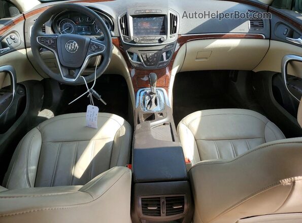 2G4GS5GX7G9203892 2016 BUICK REGAL Blue Dashboard view