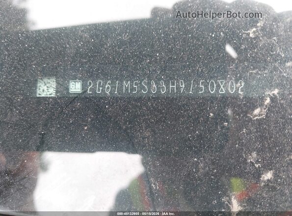 2G61M5S33H9150802 2017 CADILLAC XTS Red Вид підкапотного простору