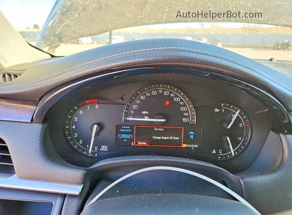 2G61M5S36K9116635 2019 CADILLAC XTS Black Вид щитка приладів