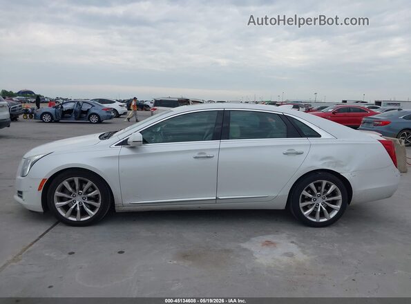 2G61M5S38G9107961 2016 CADILLAC XTS White Widok zestawu wskaźników