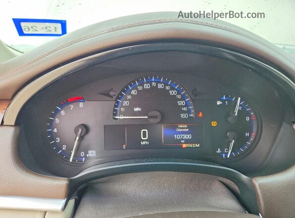2G61M5S3XG9100185 2016 CADILLAC XTS Gold Vista del cuadro de instrumentos