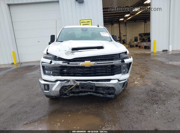 2GC1KNEY8S1224330 2025 CHEVROLET SILVERADO White Вид щитка приладів