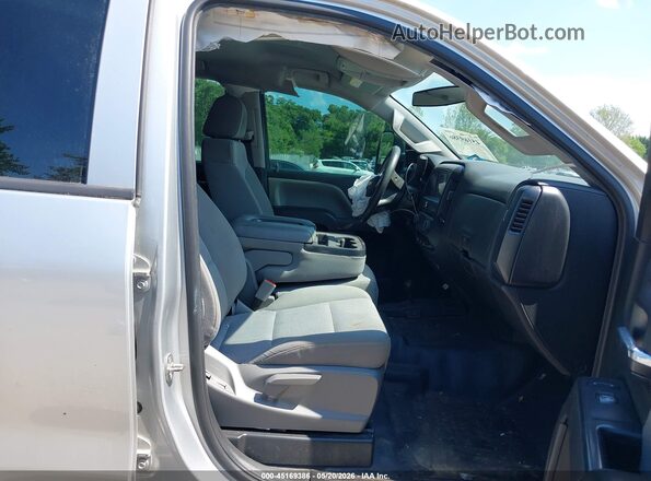 2GC2KREG4K1240141 2019 CHEVROLET SILVERADO Silver Widok wnętrza z przodu