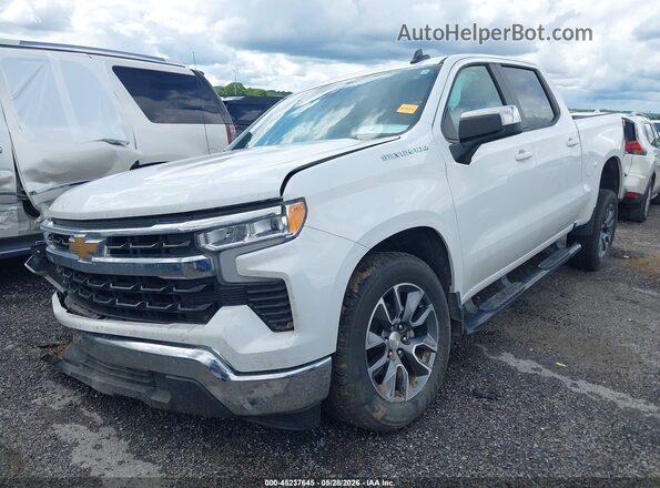 2GCPACED0R1151317 2024 CHEVROLET SILVERADO White Առջևի ձախ երեք քառորդ տեսարան