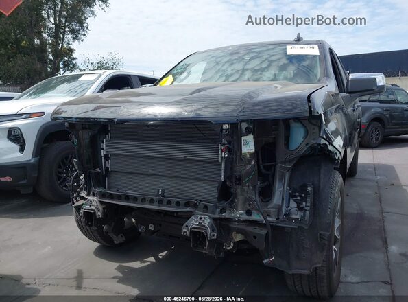 2GCPACED2S1180923 2025 CHEVROLET SILVERADO Black Widok wnętrza z tyłu