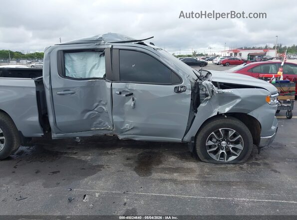 2GCPACED7R1173069 2024 CHEVROLET SILVERADO Gray Front view