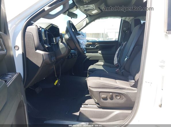 2GCPACED9R1185529 2024 CHEVROLET SILVERADO White Widok wnętrza z przodu