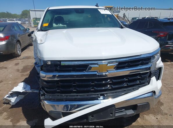 2GCPACED9R1185529 2024 CHEVROLET SILVERADO White Widok wnętrza z tyłu