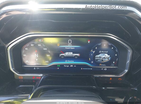 2GCPACED9R1185529 2024 CHEVROLET SILVERADO White Widok tylnych siedzeń