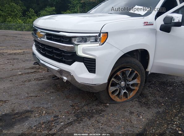 2GCUDDED0P1131372 2023 CHEVROLET SILVERADO White წინა ხედი