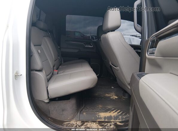 2GCUDDED0P1131372 2023 CHEVROLET SILVERADO White VIN კოდის სტიკერის ხედი
