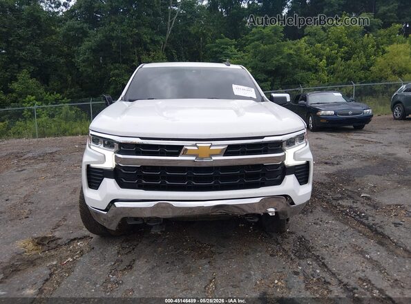 2GCUDDED0P1131372 2023 CHEVROLET SILVERADO White ხელსაწყოთა პანელის ხედი