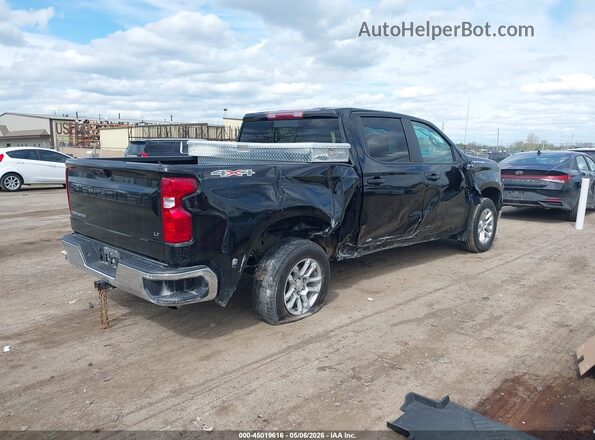 2GCUDDED0P1152853 2023 CHEVROLET SILVERADO Черный Задняя правая четверть