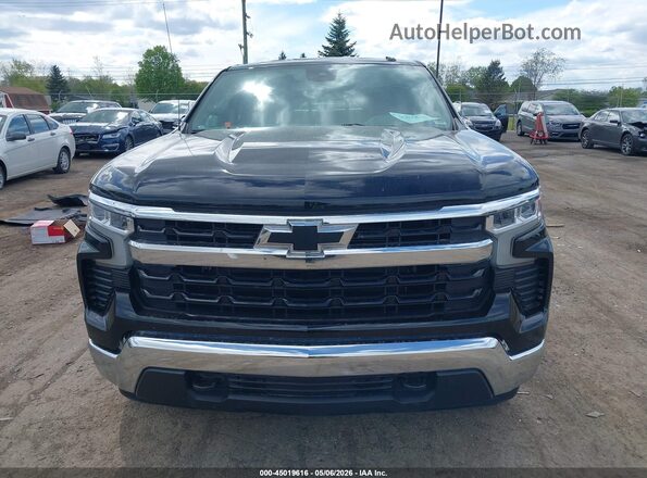 2GCUDDED0P1152853 2023 CHEVROLET SILVERADO Черный Вид щитка приборов