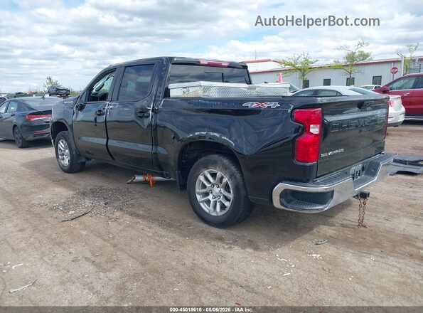 2GCUDDED0P1152853 2023 CHEVROLET SILVERADO Черный Задняя левая четверть