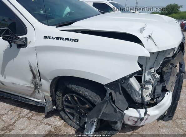 2GCUDEED0P1130633 2023 CHEVROLET SILVERADO White Вид спереду
