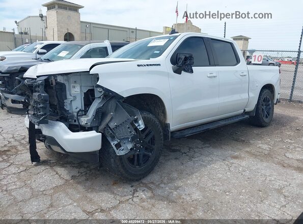 2GCUDEED0P1130633 2023 CHEVROLET SILVERADO White Передня ліва чверть